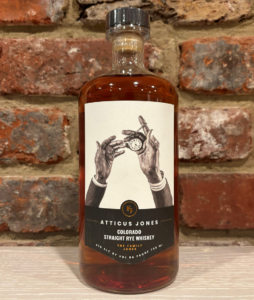 Atticus Jones Colorado Straight Rye Whiskey