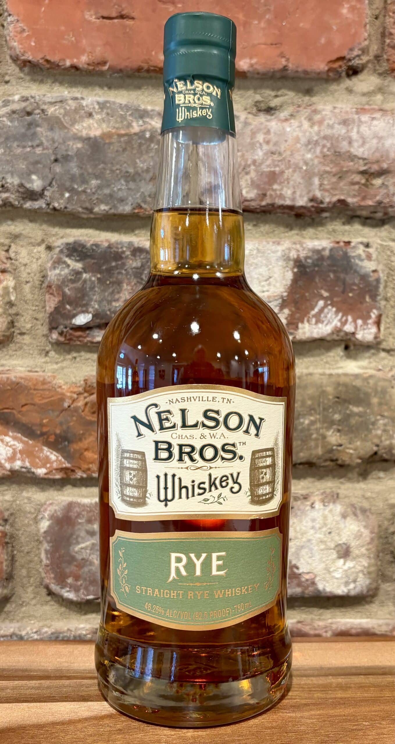 Nelson Brothers Straight Rye Whiskey