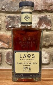 Laws Whiskey House San Luis Valley Straight Rye Whiskey