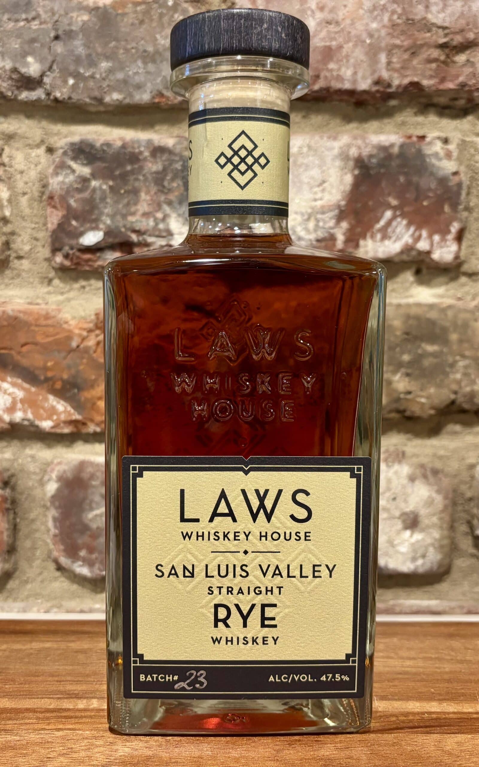 Laws Whiskey House San Luis Valley Straight Rye Whiskey