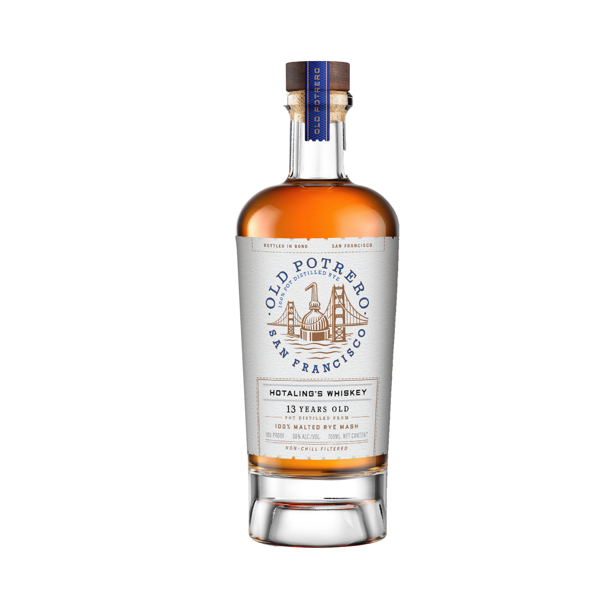 Old Potrero Hotaling’s Bottled-in-Bond Rye Whiskey