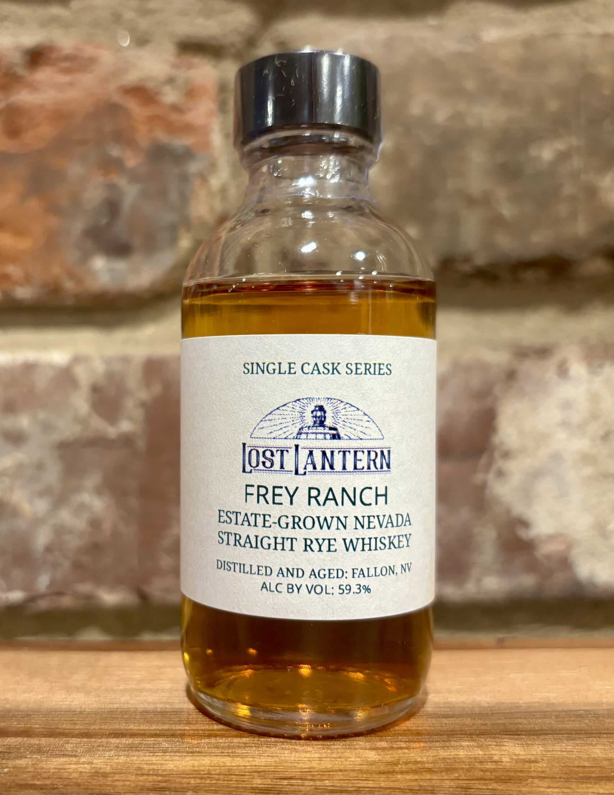 Lost Lantern Estate-Grown Single Cask Series Frey Ranch Nevada Straight Rye Whiskey Review
