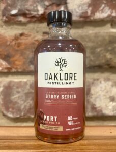 Oaklore Distilling Co. Port Cask Finished Straight Rye Whiskey