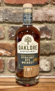 Oaklore Distilling North Carolina Straight Rye Review