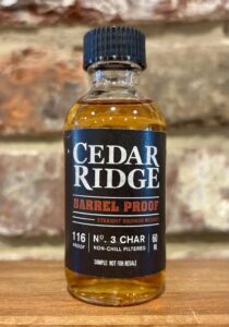 Cedar Ridge Barrel Proof Bourbon