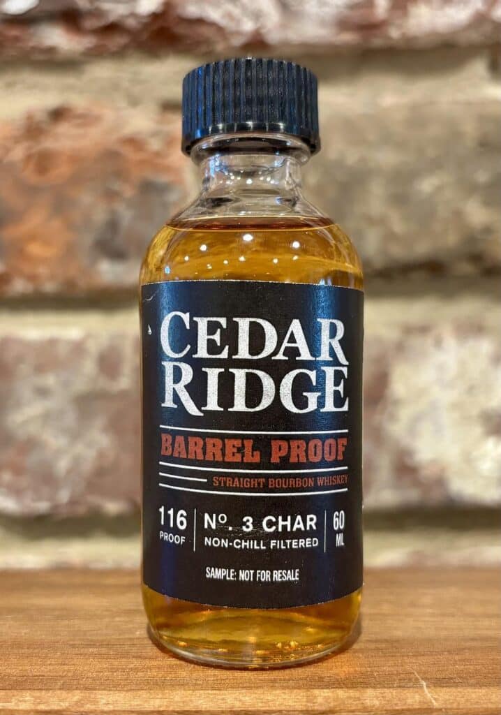 Cedar Ridge Barrel Proof Bourbon