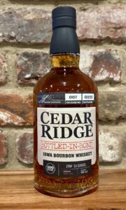 Cedar Ridge Bottled-in-Bond (Batch 007) Bourbon